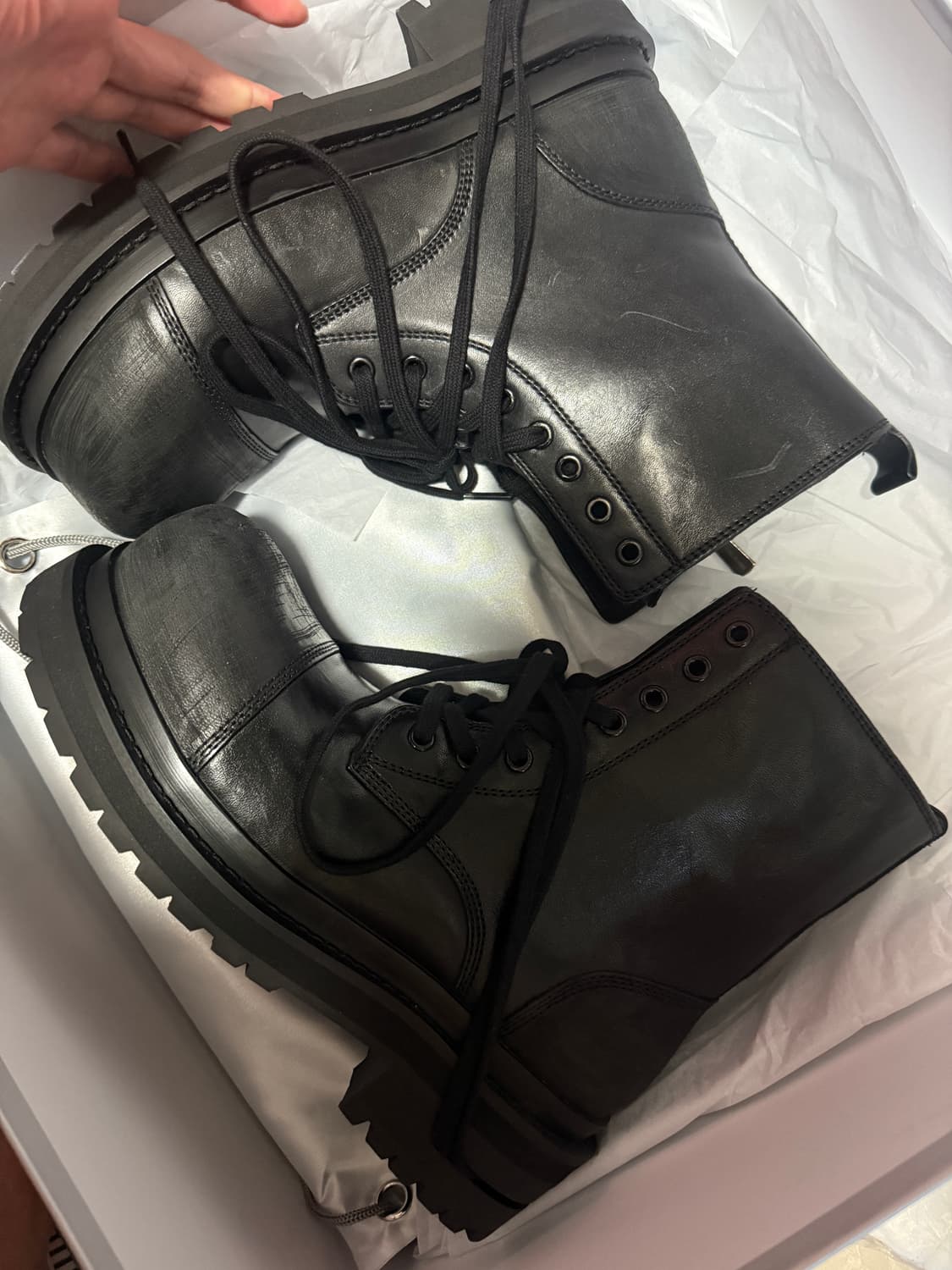 260사이즈 쏘유레슈어 코인서울 부츠 블랙 상품이미지1