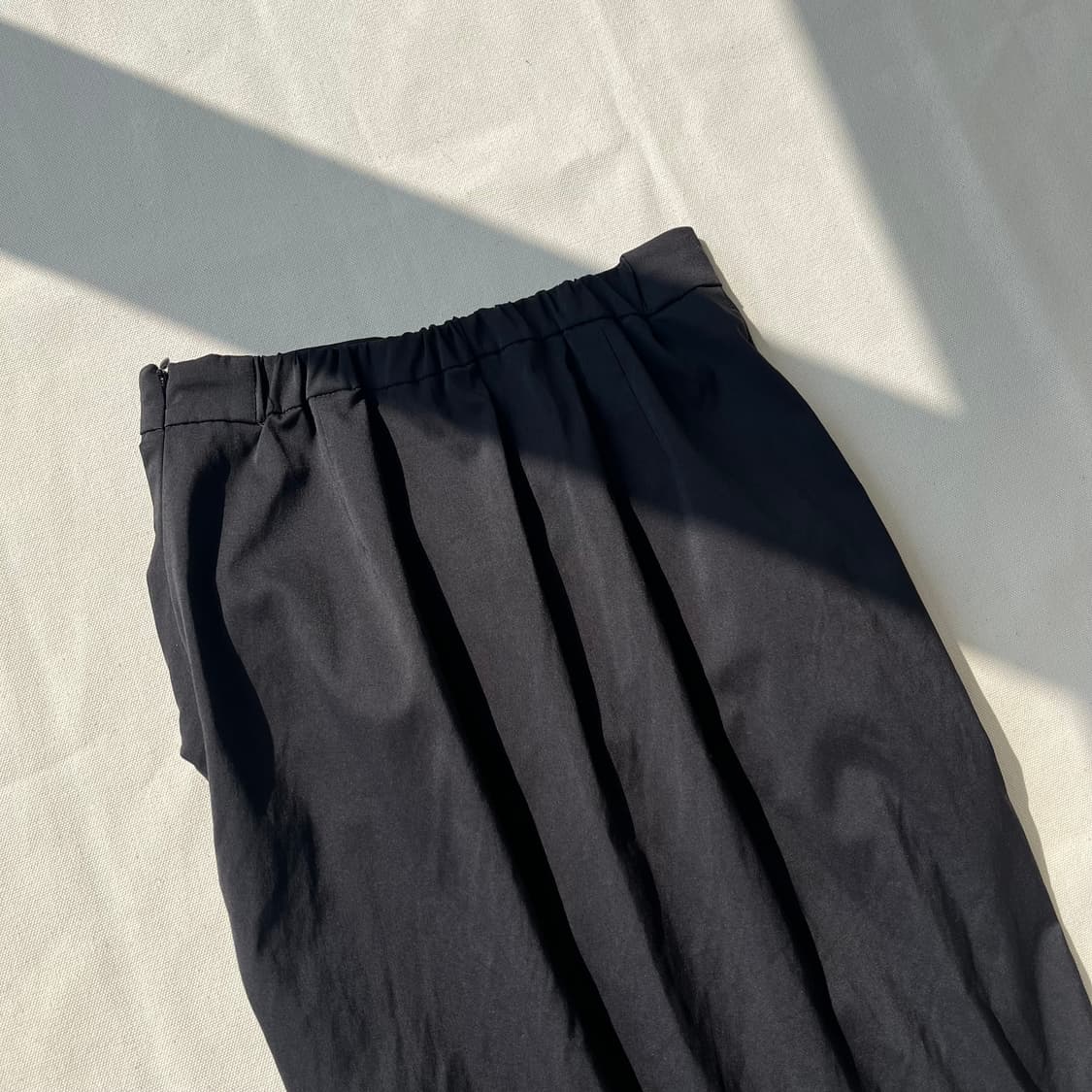 SLY 셔링 드로우스트링 롱 스커트 상품이미지7