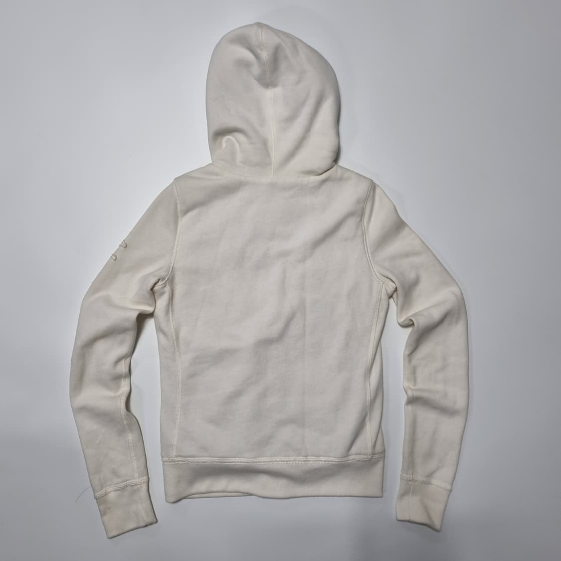 아베크롬비 단추 퍼 후드집업 화이트 상품이미지2