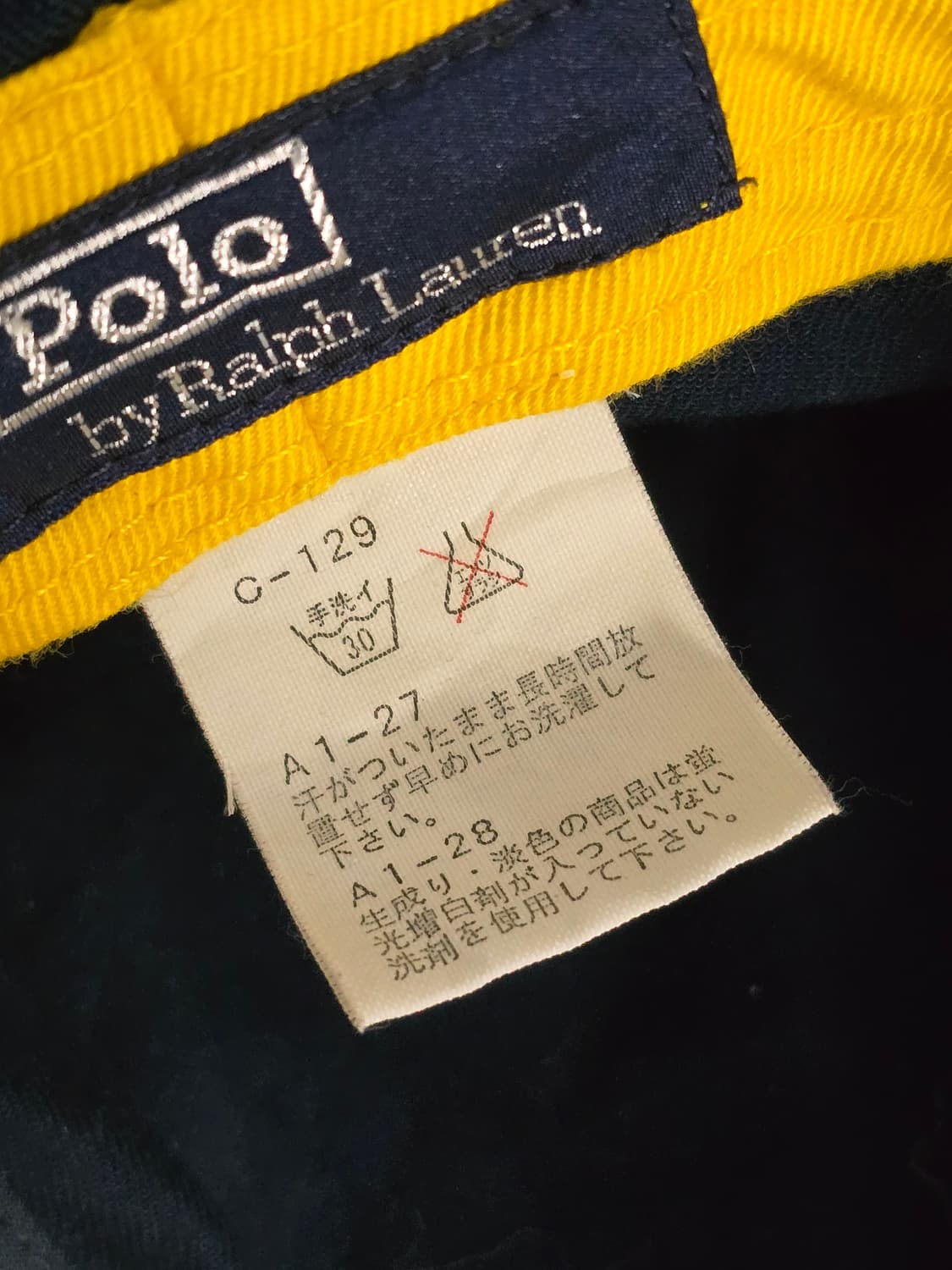 폴로랄프로렌 스몰 포니로고 포켓 버킷햇 상품이미지5