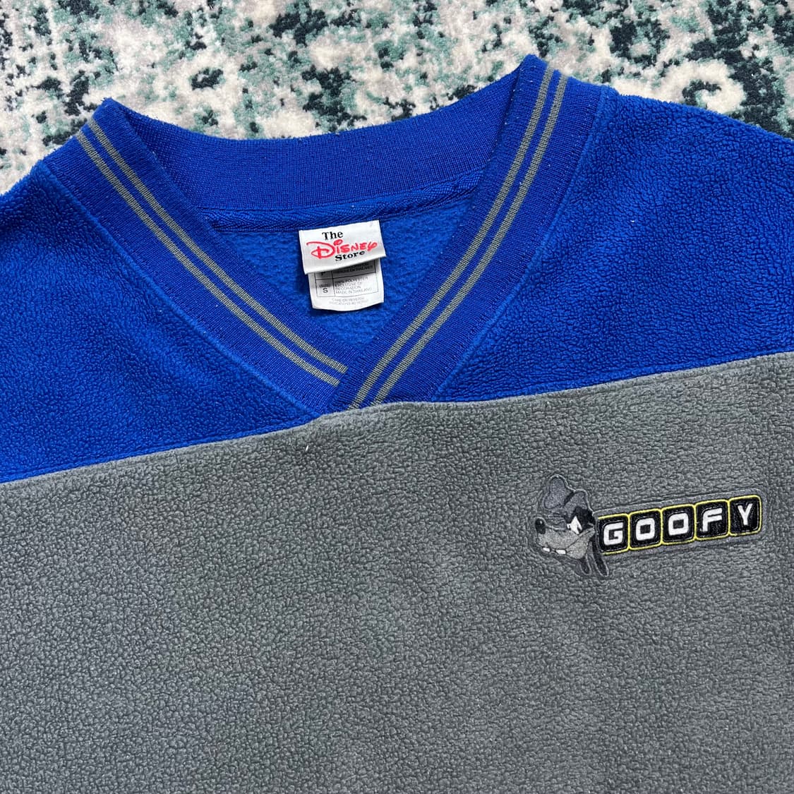 90s Diseny Goofy 디즈니 플리스 오버 맨투맨(S) 상품이미지2