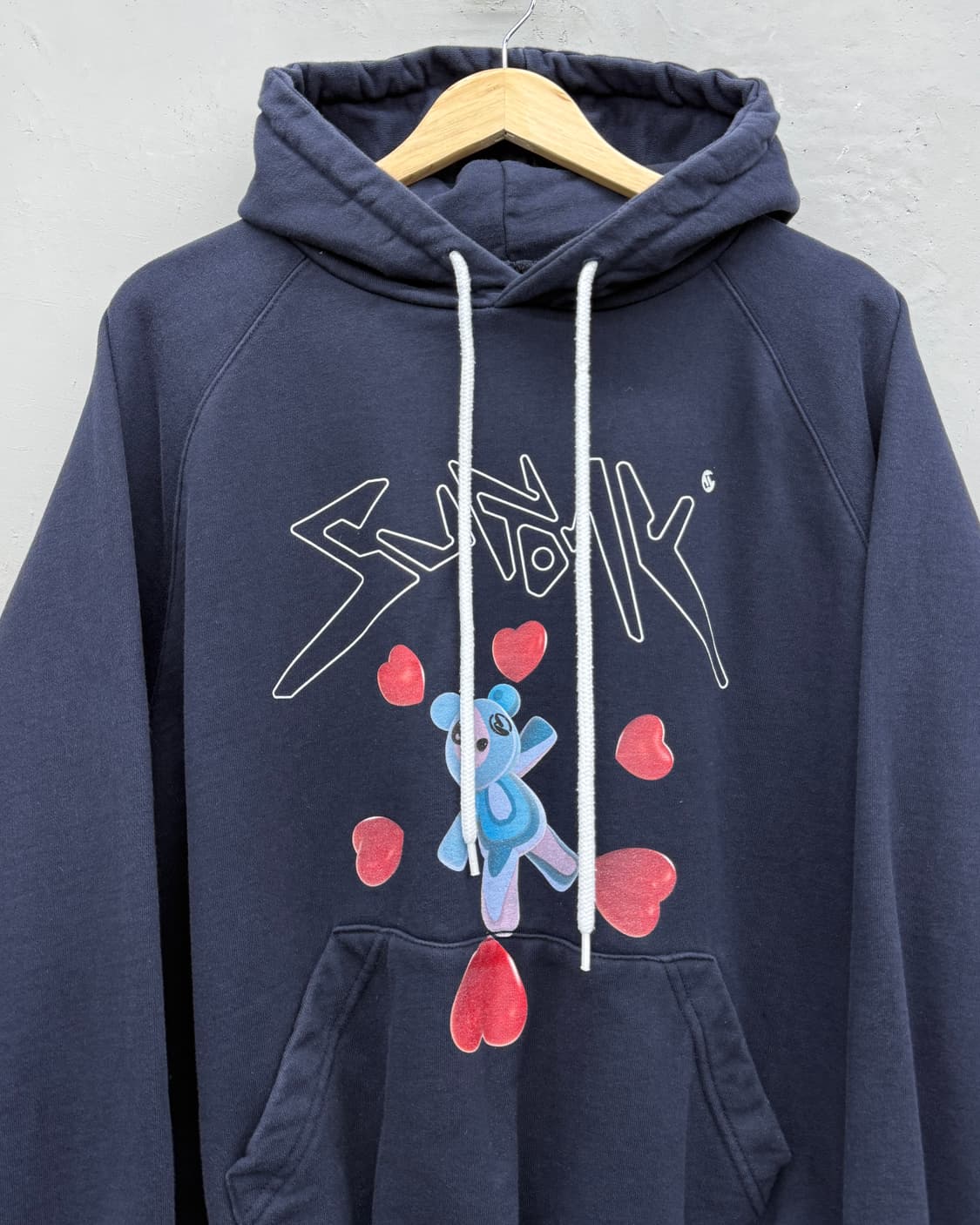  Sunday Off Club 3D 베어 아트워크 스웻 후디 상품이미지2