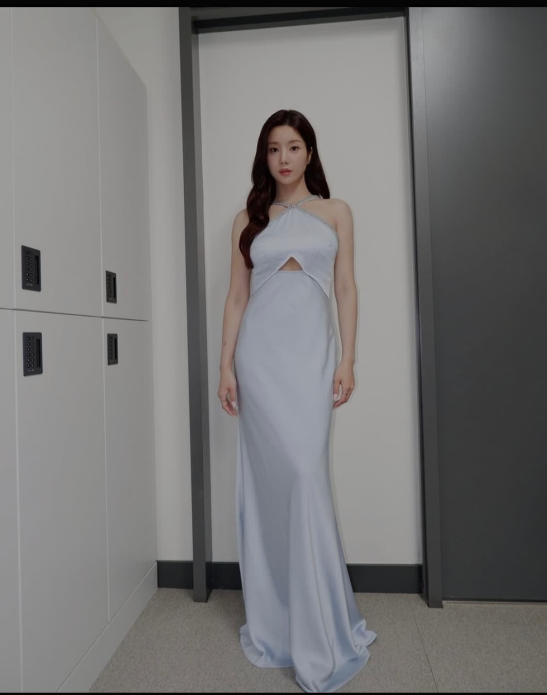 SELF PORTRAIT Champagne Satin maxi dress 상품이미지7