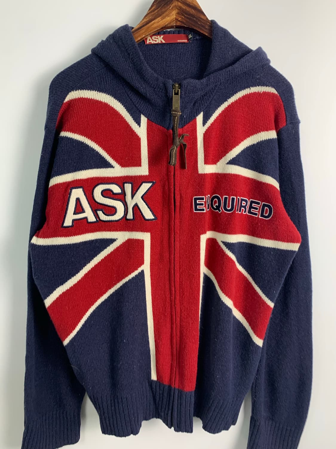 Ask 에스크 y2k 와투케 니트집업 상품이미지4