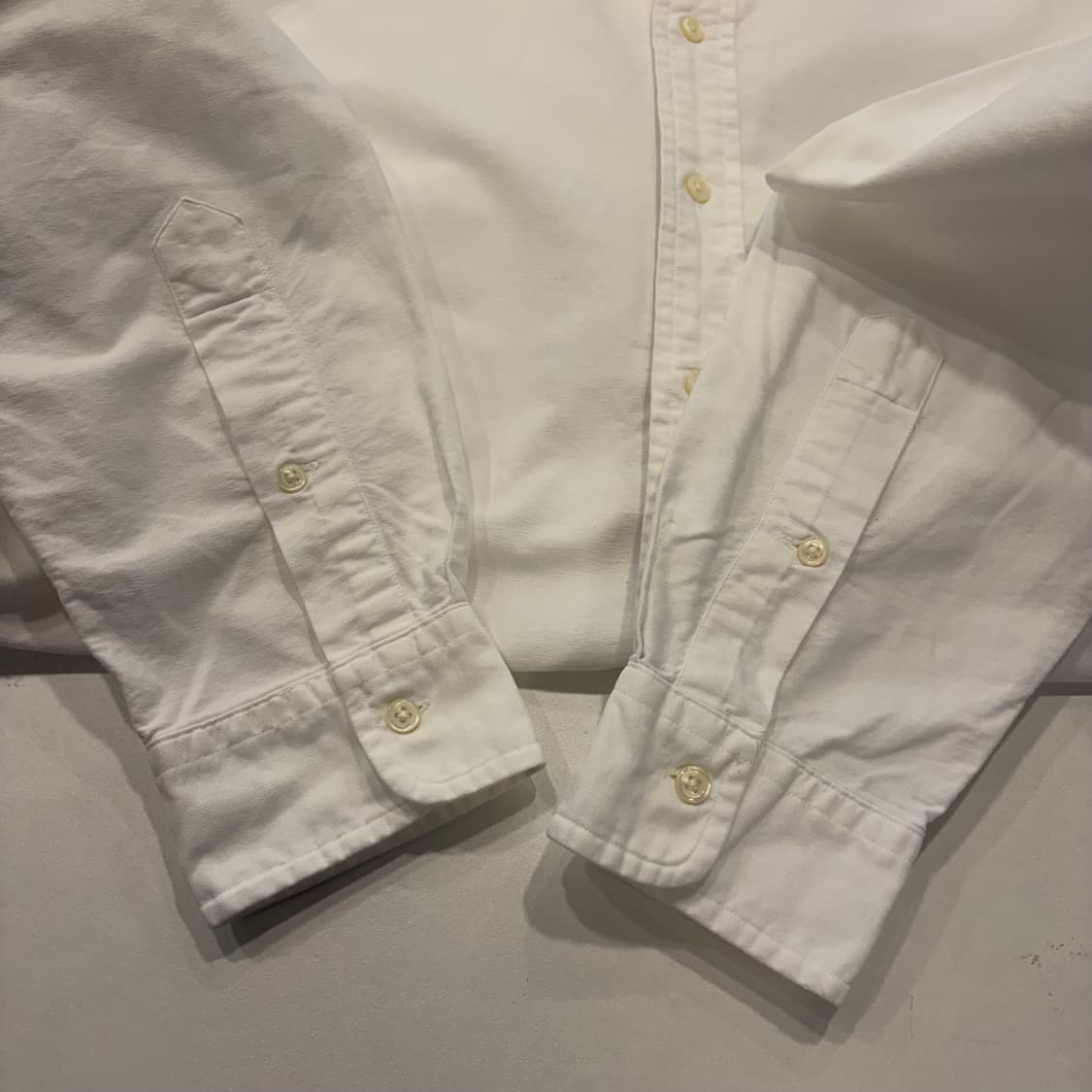 [L] 폴로 랄프로렌 커스텀핏 옥스포드 셔츠 화이트 D812 상품이미지6