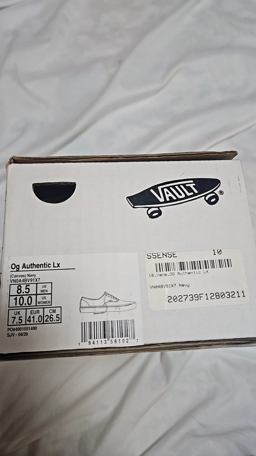 반스 볼트 LX 네이비 265 사이즈 팝니다 상품이미지2