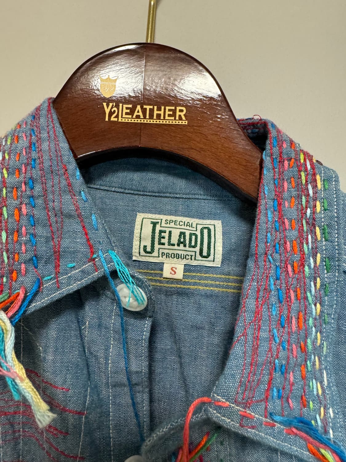 제라도 jelado smoker 샴브레이 셔츠 히피 피니쉬 S 상품이미지3