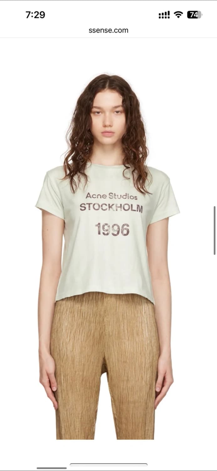 아크네스튜디오 스톡홀름 티셔츠  상품이미지1