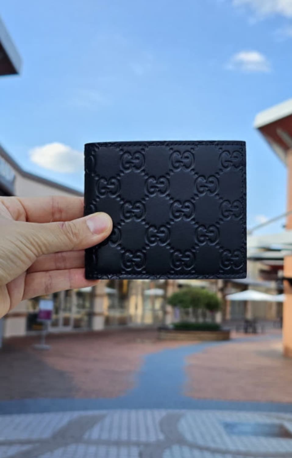 구찌 GG 패턴 남성용 반지갑 상품이미지1