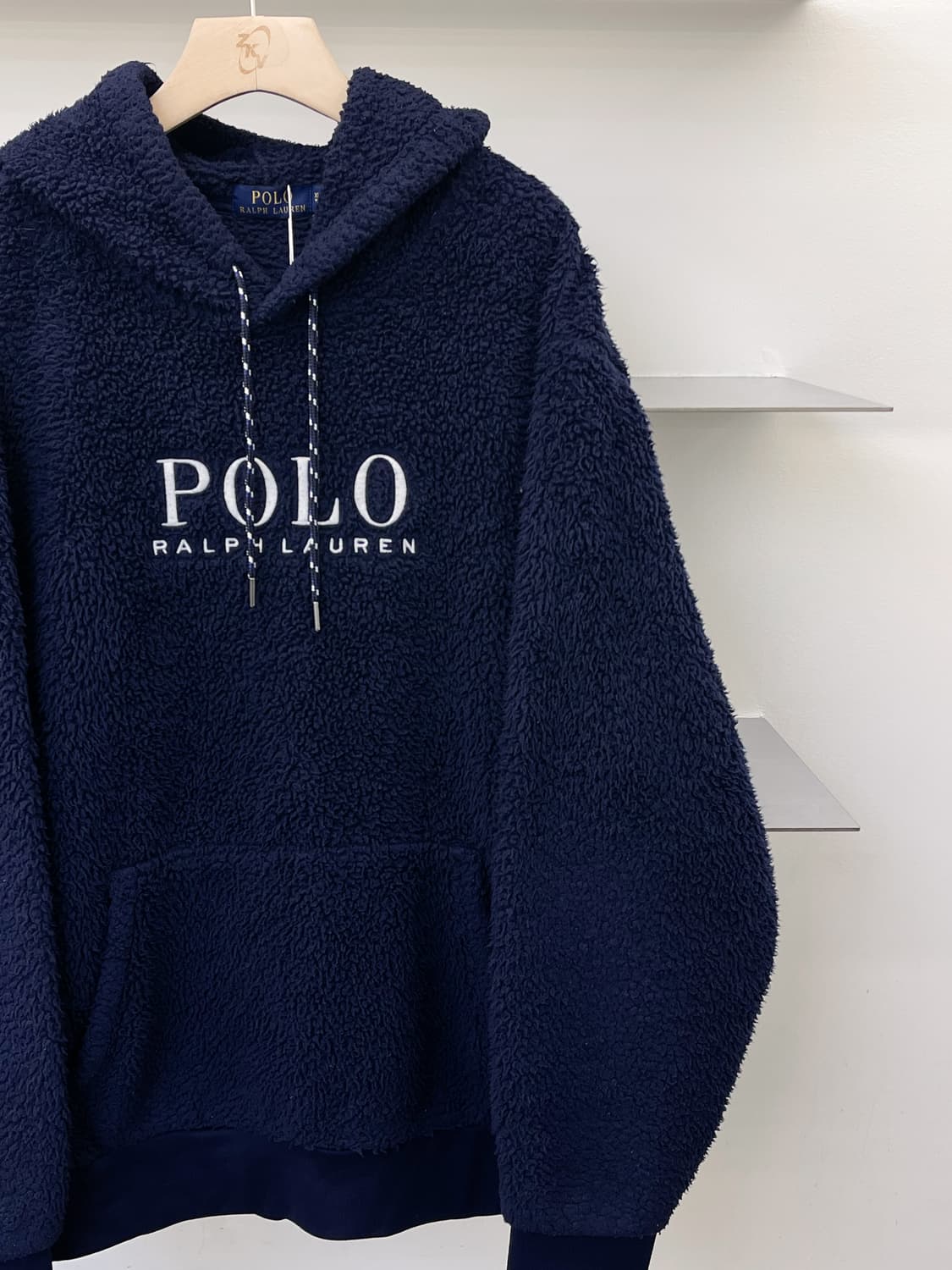 폴로랄프로렌 22fw QR 라벨 플리스 후디 상품이미지3