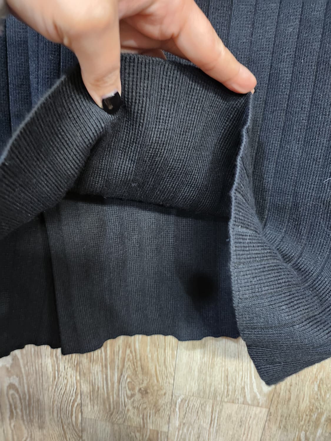 527) 골지 니트 롱원피스 상품이미지5