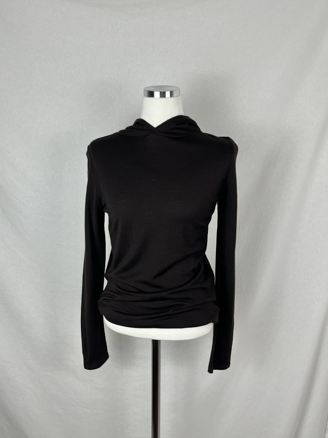 Vintage 딥 브라운 이너 후디 상품이미지2