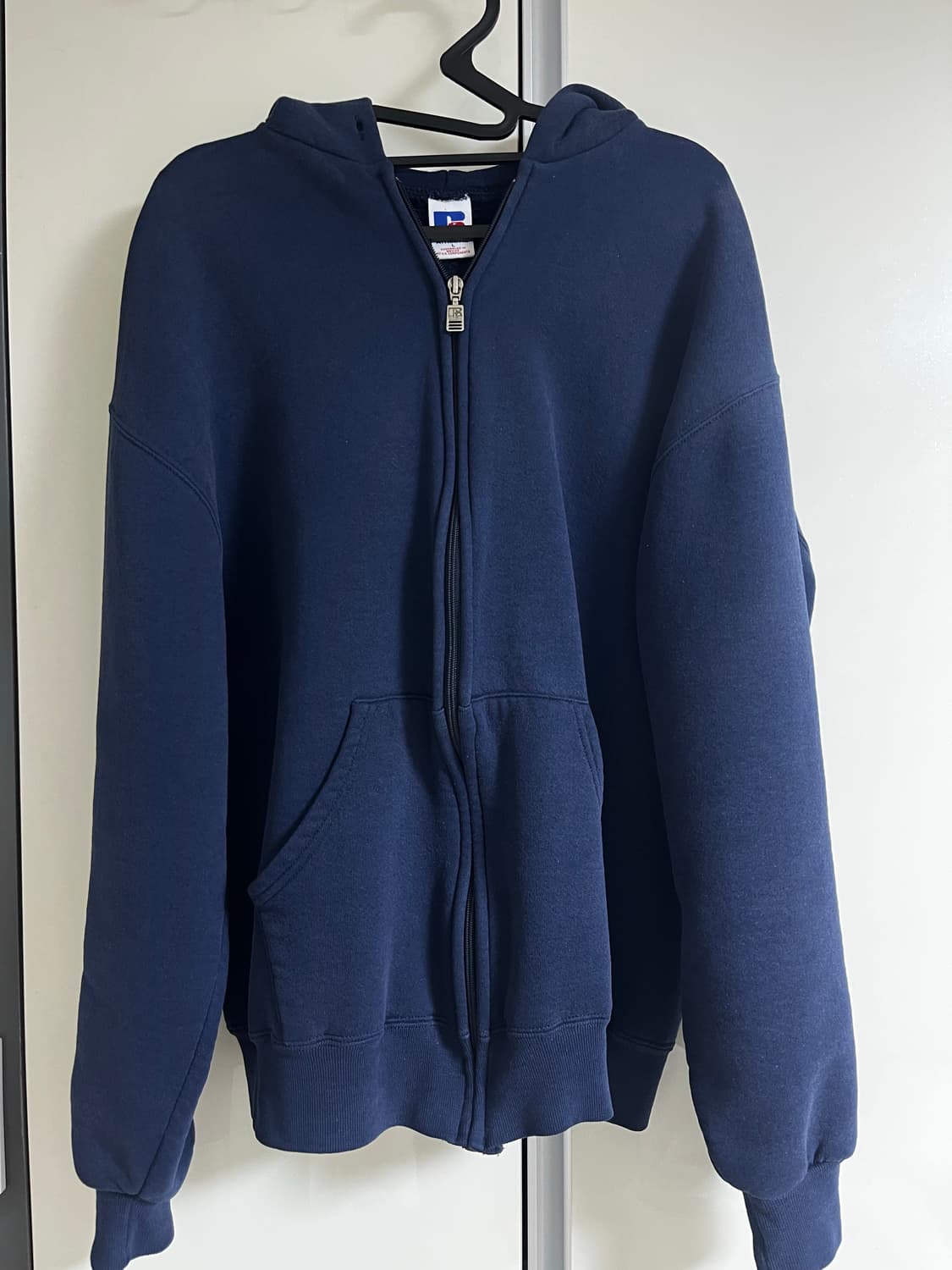90s 러셀 후드집업 네이비 L 상품이미지3