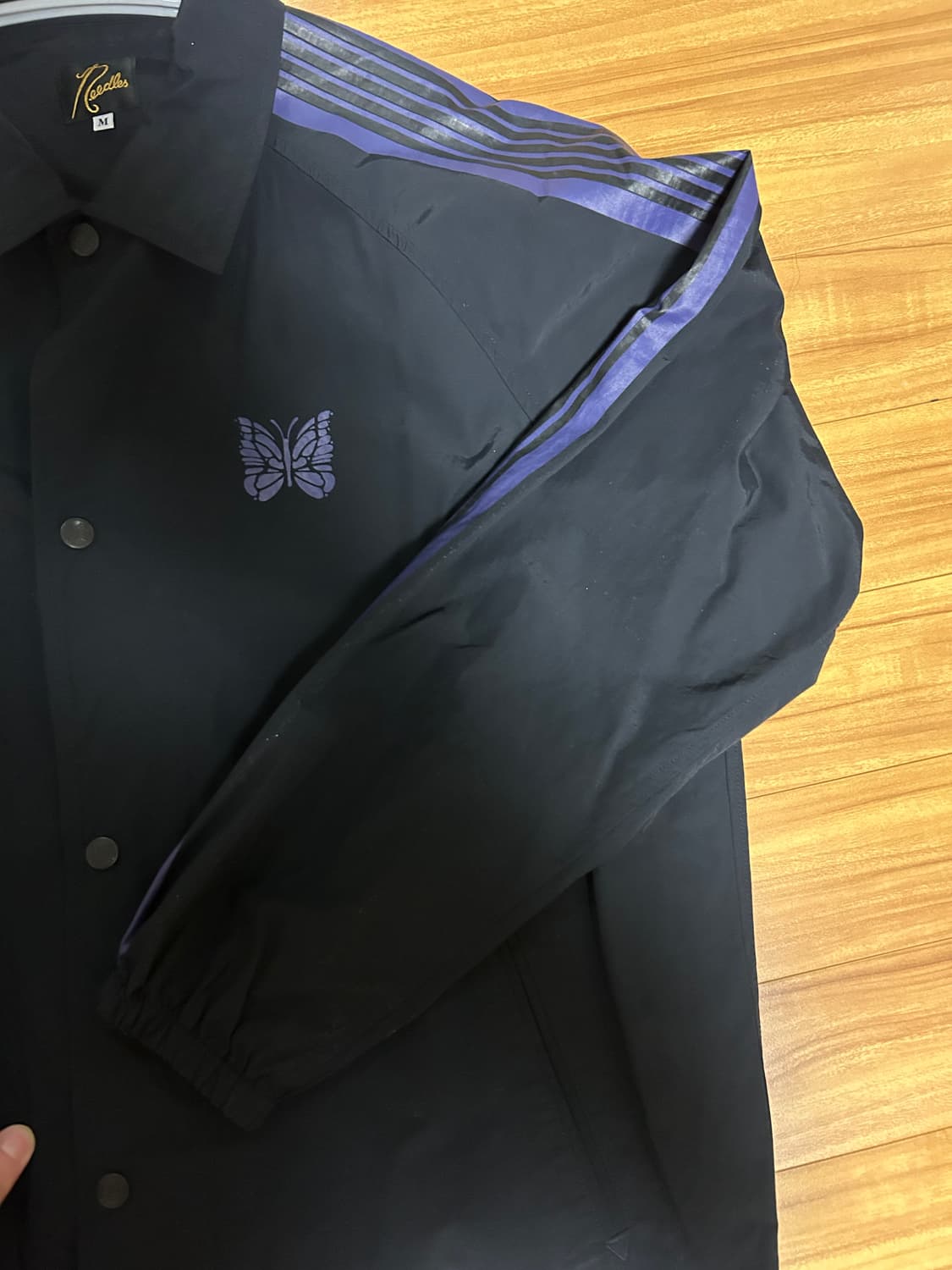 니들스 나일론 블랙 코치자켓 상품이미지5