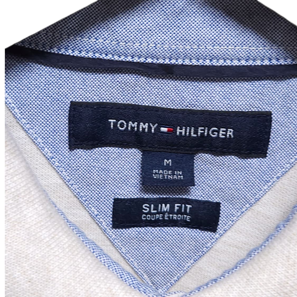 95)Tommy 타미힐피거 PK반팔 카라티 아이보리 상품이미지3