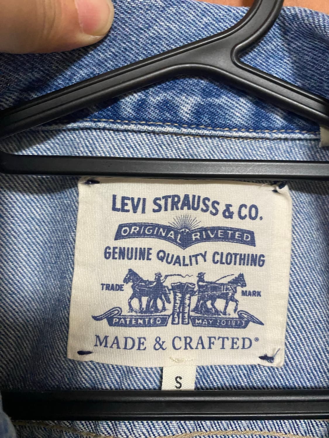 [LEVIS] 여성용 LMC 리바이스 블루탭 베스트 S사이즈 상품이미지2