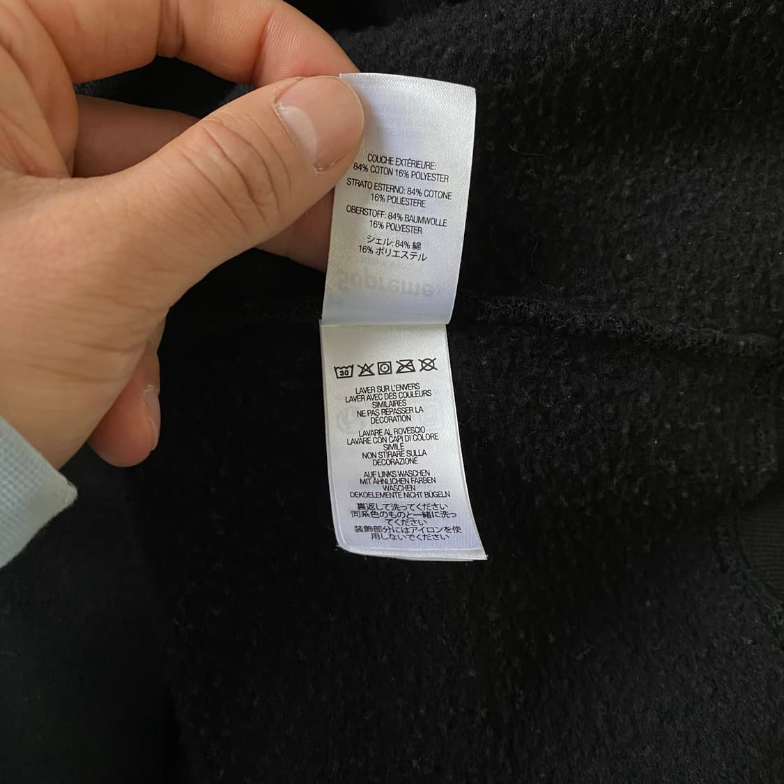 [L] 23FW 슈프림 서울 박스로고 후드 스웨트셔츠 블랙 상품이미지9