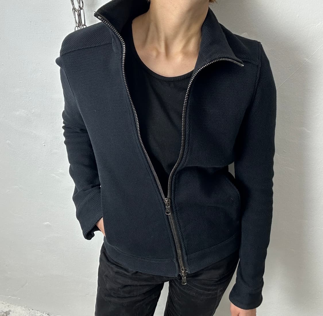 Junhashimoto heavy gauge 2way knit jacke 상품이미지4