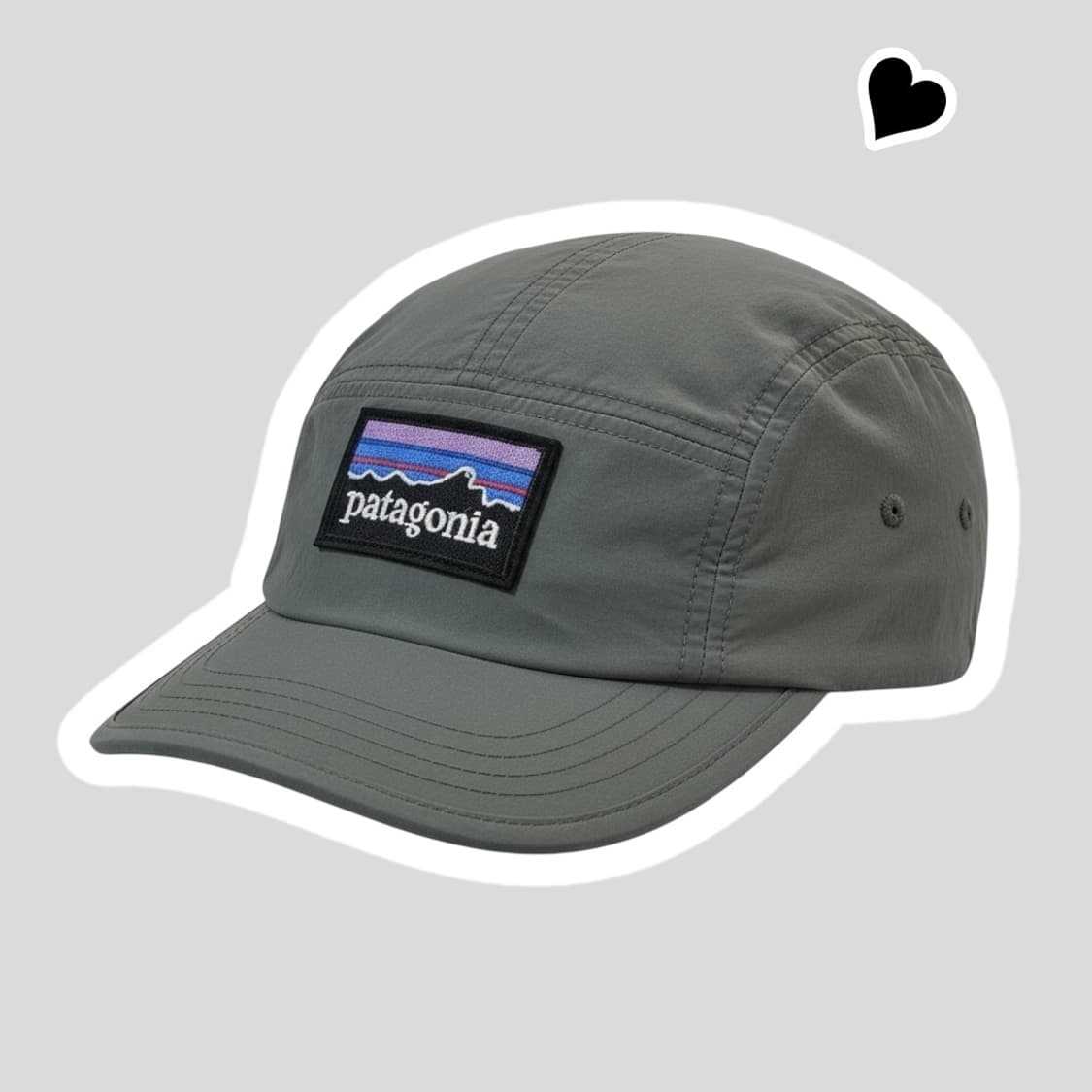 파타고니아 올리브 카키 나일론 캠프캡 상품이미지1