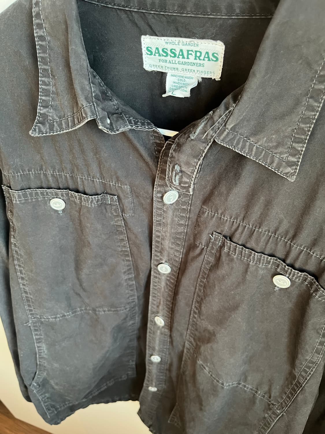 sassafras black shirt jacket 상품이미지4