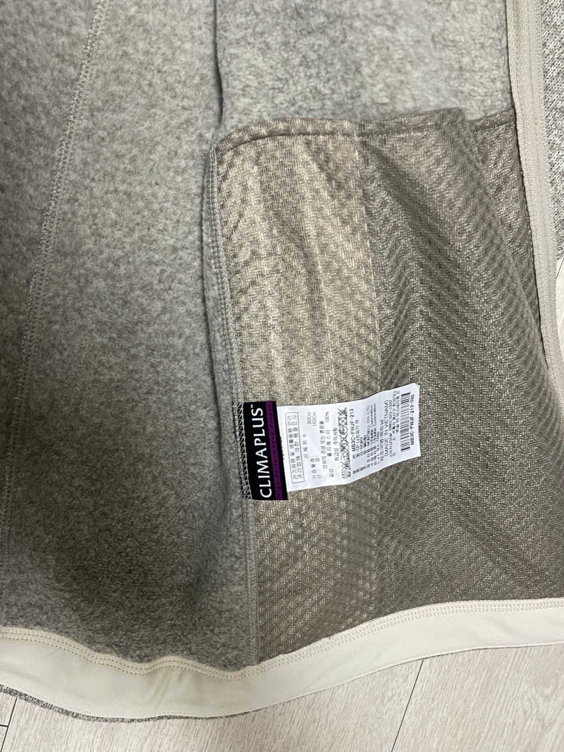 몽벨 이너 후드집업 기모 상품이미지9