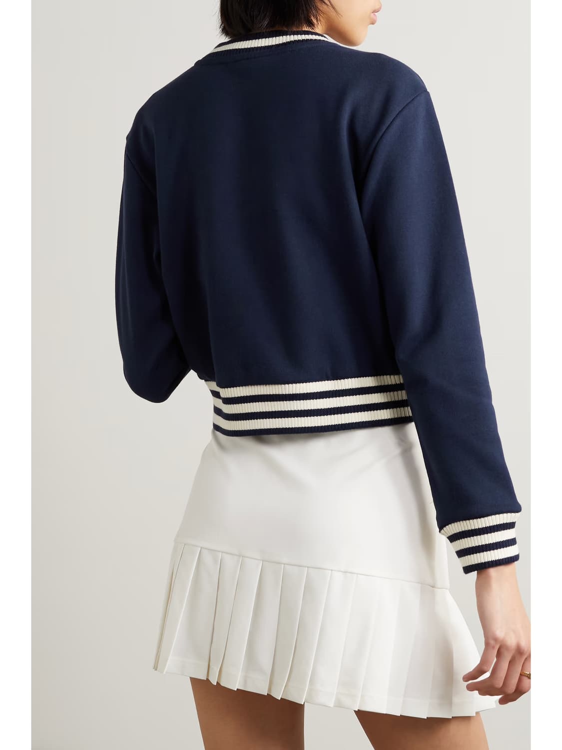 아디다스 스포티앤리치 브이넥 크루 스웨트셔츠 상품이미지3