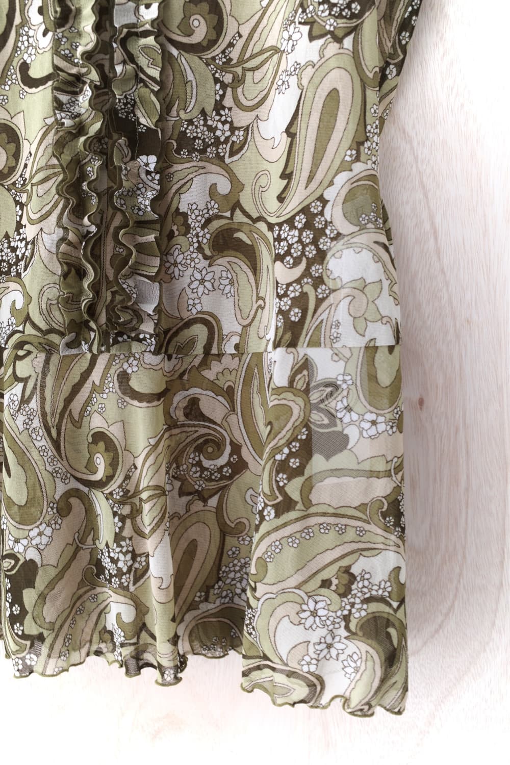 paisley frill half blouse 상품이미지4