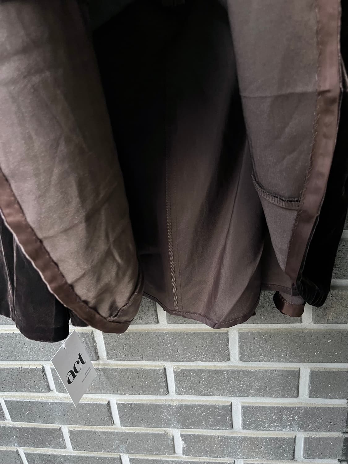 BURBERRY 버버리 벨벳 플레어 스커트 상품이미지8