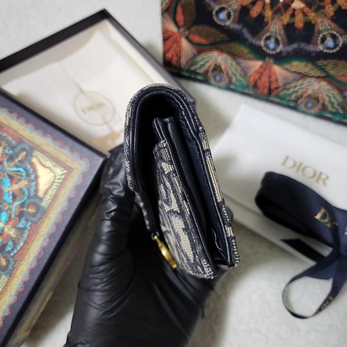 [풀구성] 디올 오블리크 새들 카드지갑  상품이미지6