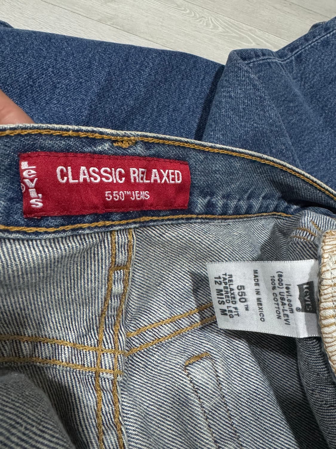 00s 리바이스 550 클래식 릴렉시드 데님 팬츠 상품이미지4