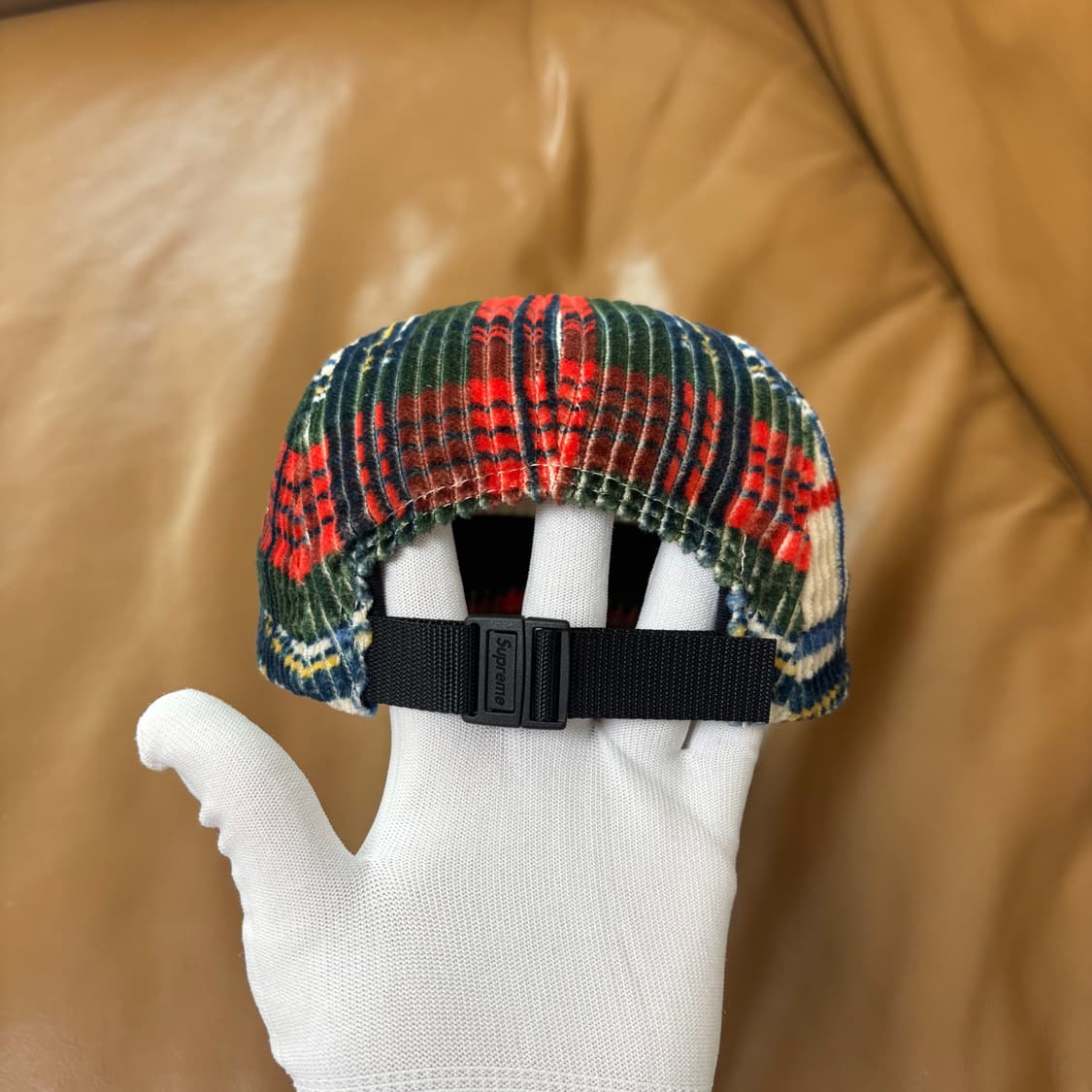 슈프림 캠프캡 모자 박스로고 22ss 플래드 체크 상품이미지8