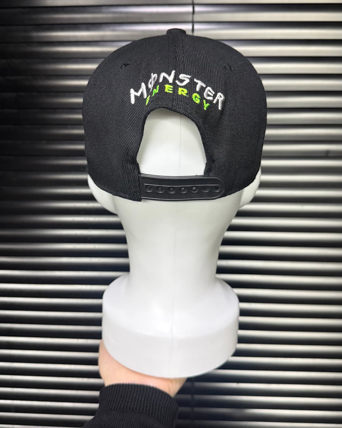 몬스터에너지 DC슈즈 스냅백 볼캡 모자 블랙 형광 콜라보 빈티지 야구 상품이미지3