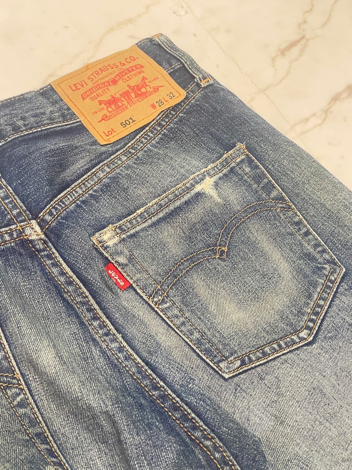 리바이스 빈티지 501 1966스페셜 에디션 W28 L32 청바지 상품이미지1