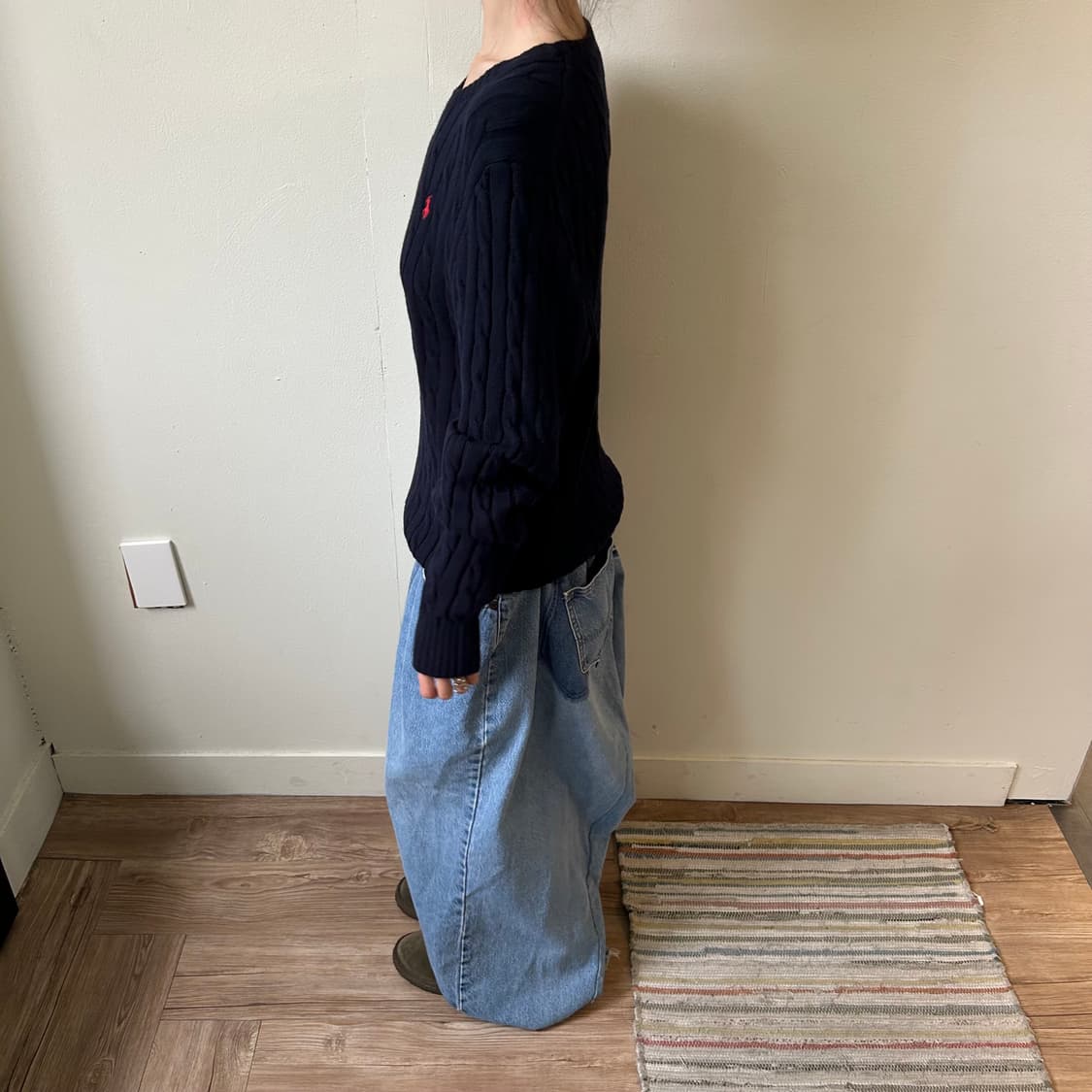 폴로랄프로렌 네이비 케이블 스웨터 상품이미지2