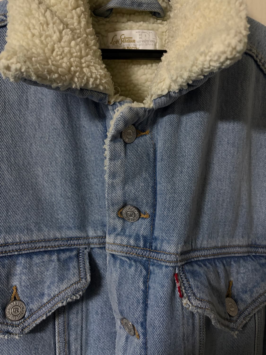 ERL X 리바이스 / 쉐르파 데님자켓 / L 상품이미지8