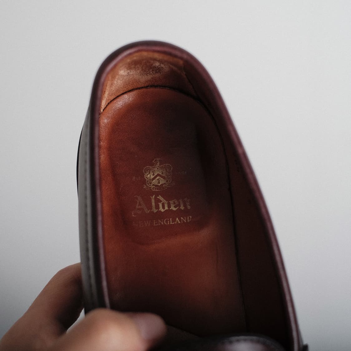 알든 984 8.5D 버건디 카프 페니 로퍼 265-270사이즈 상품이미지7