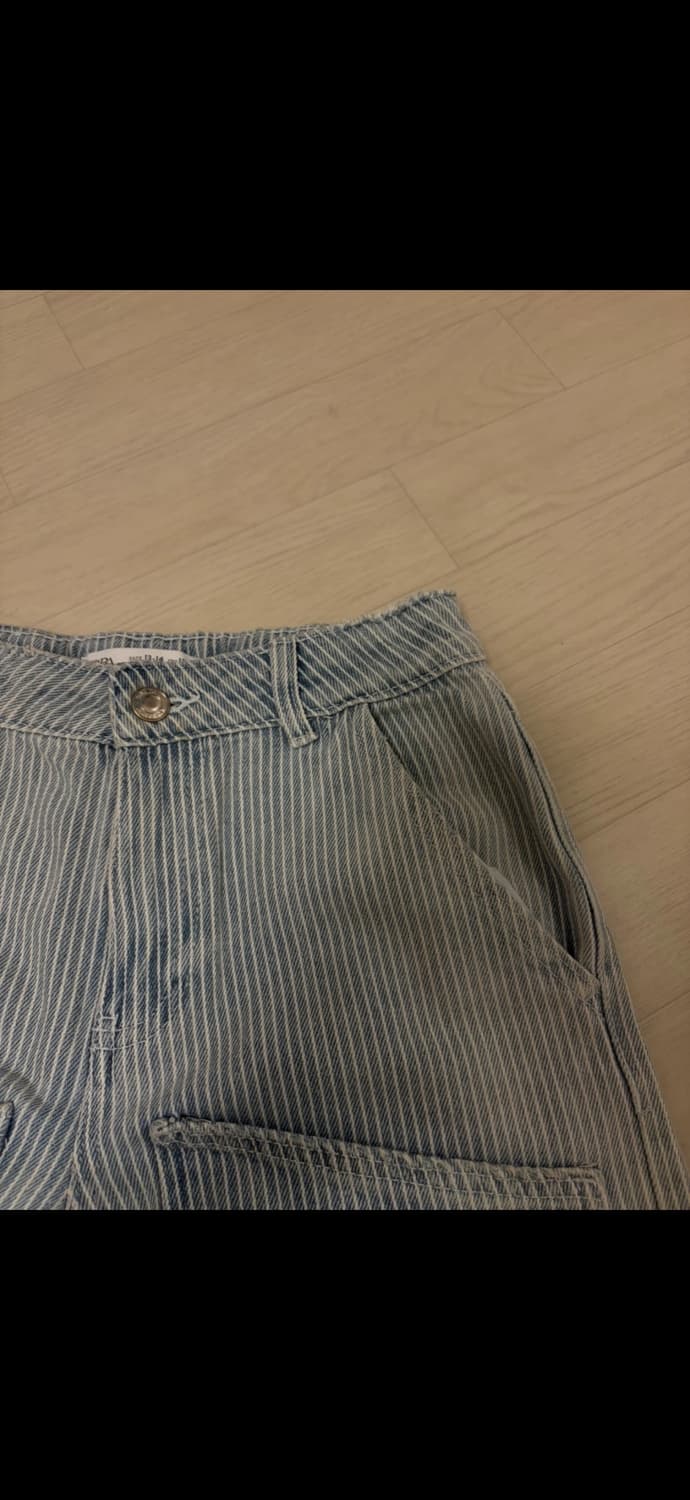 자라 스트라이프 줄무늬 청바지 상품이미지3