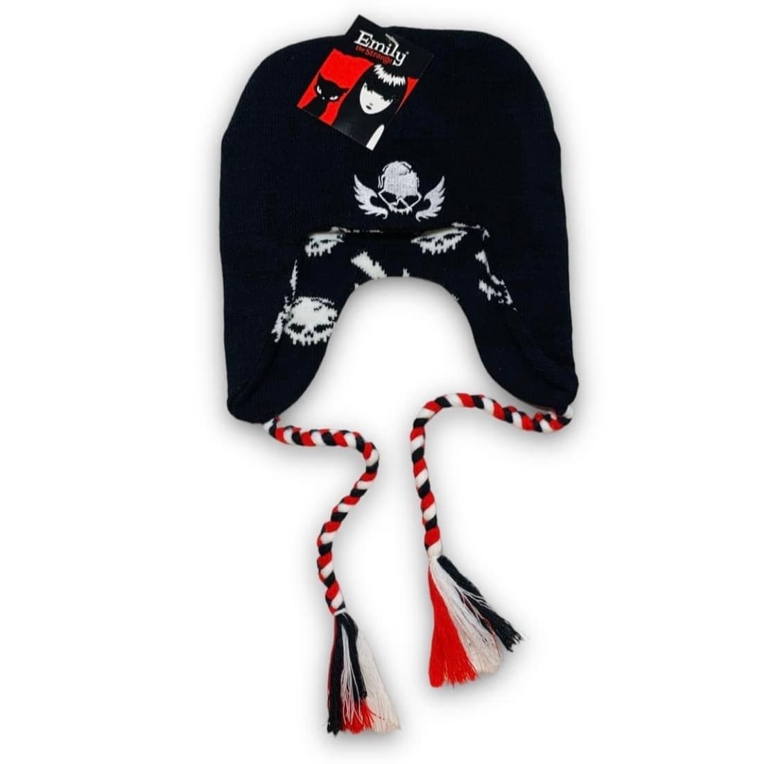 펑크 에밀리 리버시블 스컬 히피 데드스탁 빈티 지 비니 상품이미지3