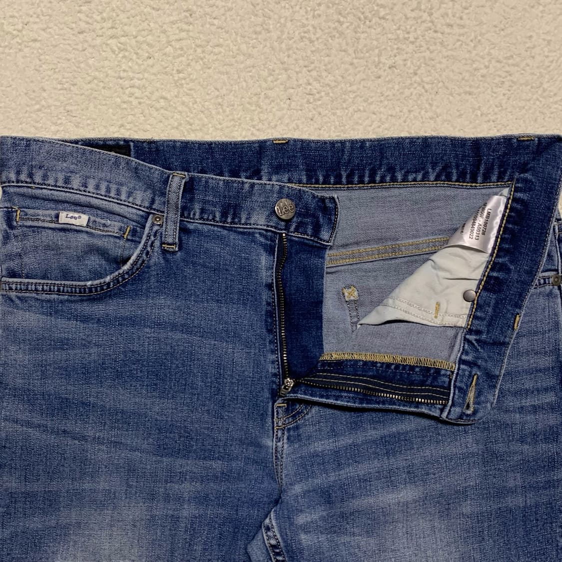 [표기 34, 실측 35] LEE 테이퍼드핏 데님팬츠 상품이미지4