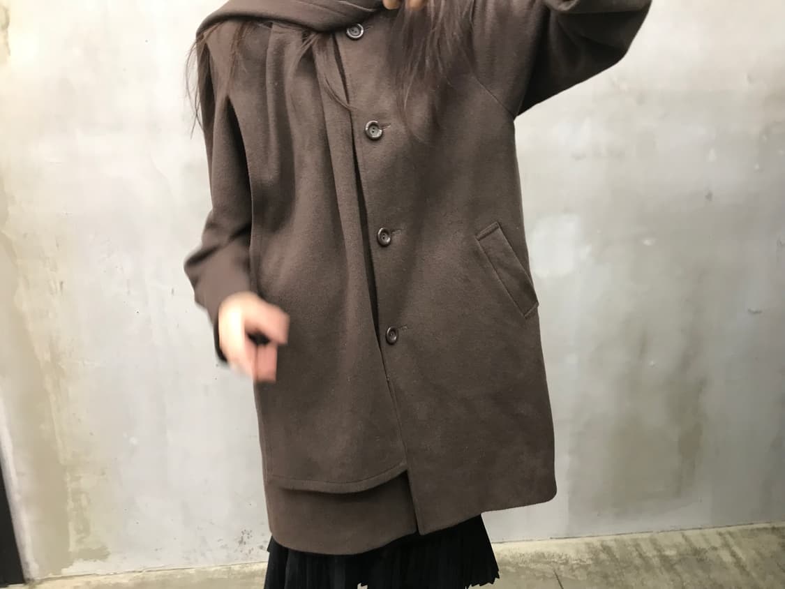 Scarf detail coat 상품이미지5