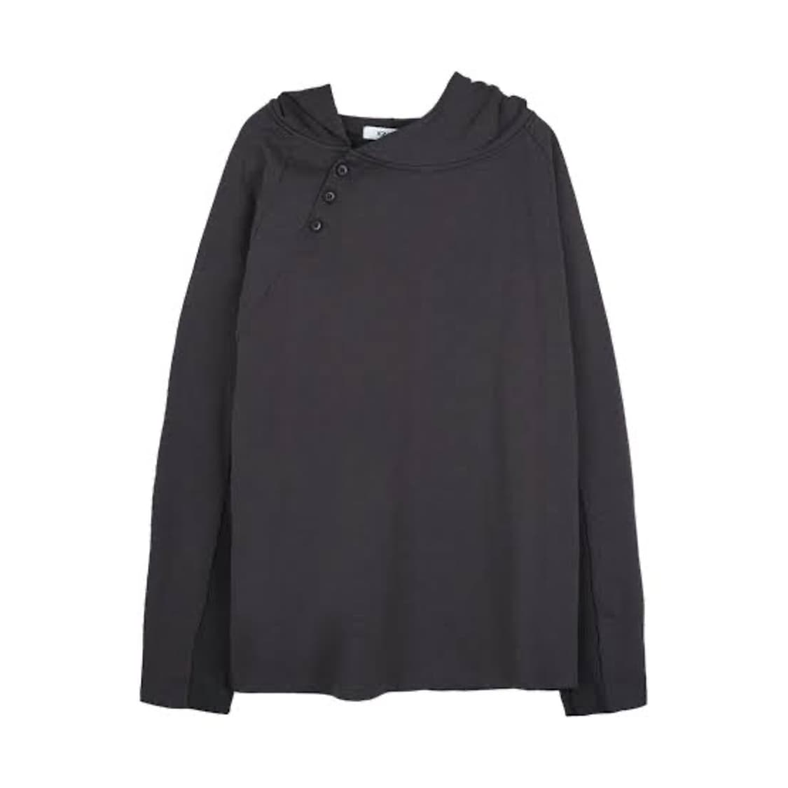 [M] 이그노타 코어10 버튼 후드 블랙 상품이미지1