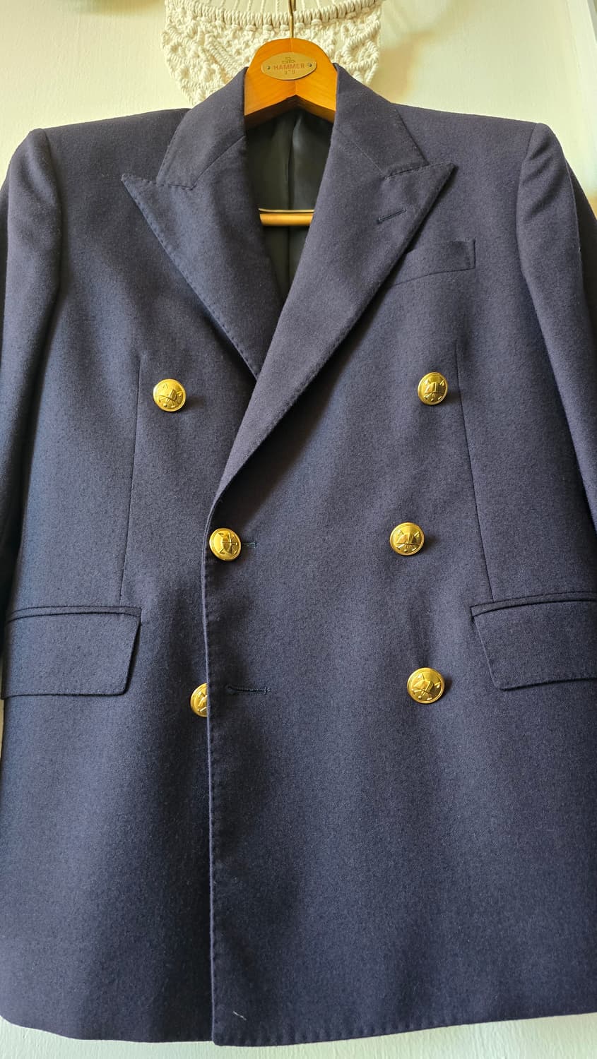 POLO 폴로 테일러드 울 플란넬 블레이저 자켓 95 정핏 상품이미지3