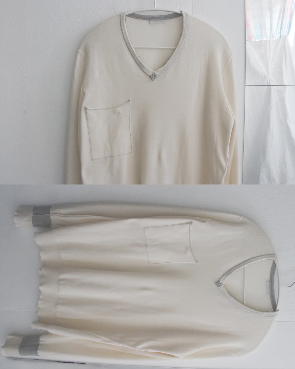 miumiu inside pocket v neck knit 상품이미지6