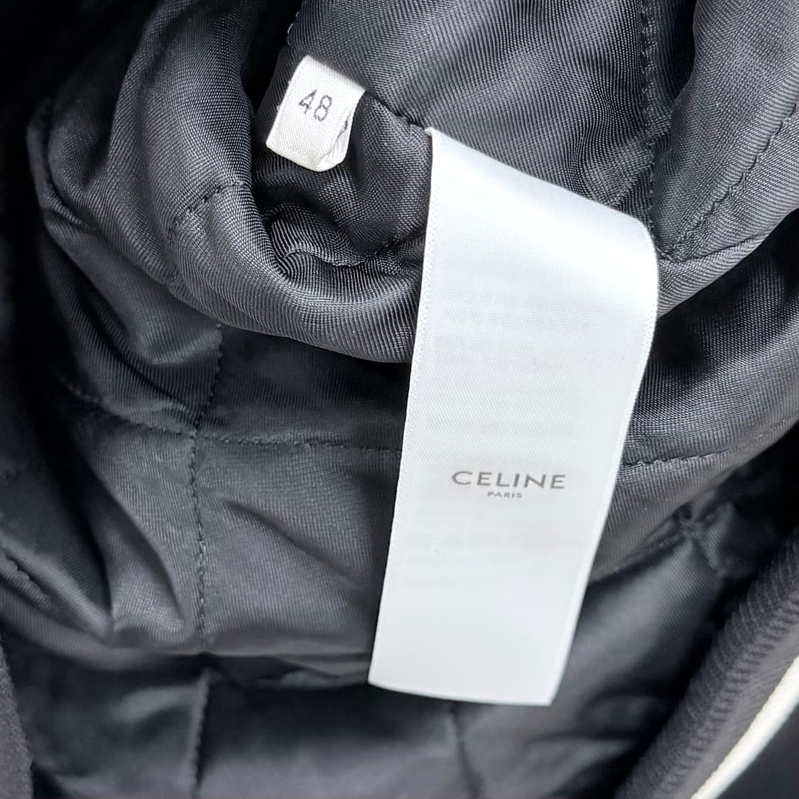 [A+급/48] 셀린느 나일론 테디 봄버 블루종 자켓 블랙 상품이미지7