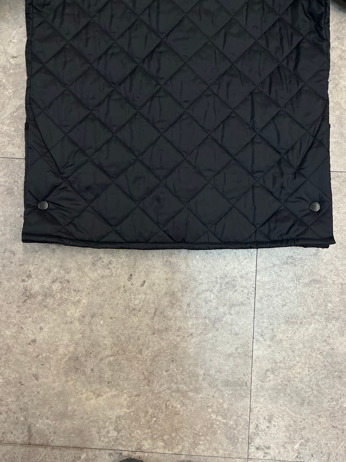 바버 카라 퀄팅 자켓 블랙 키즈 L #csz2163 상품이미지7