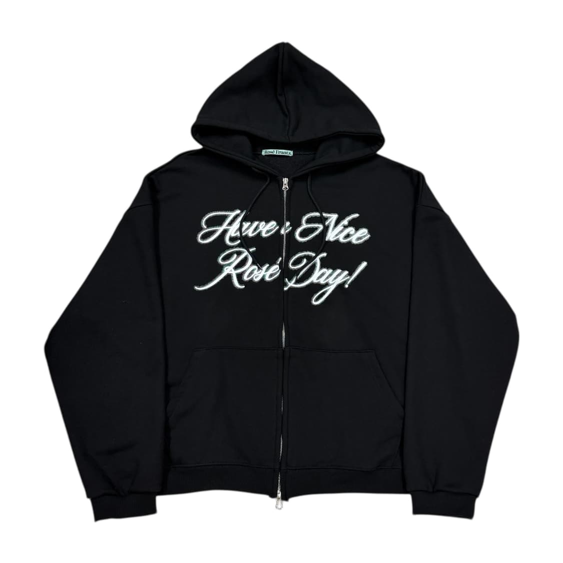 로제프란츠 스프레드 후드집업 블랙 상품이미지1