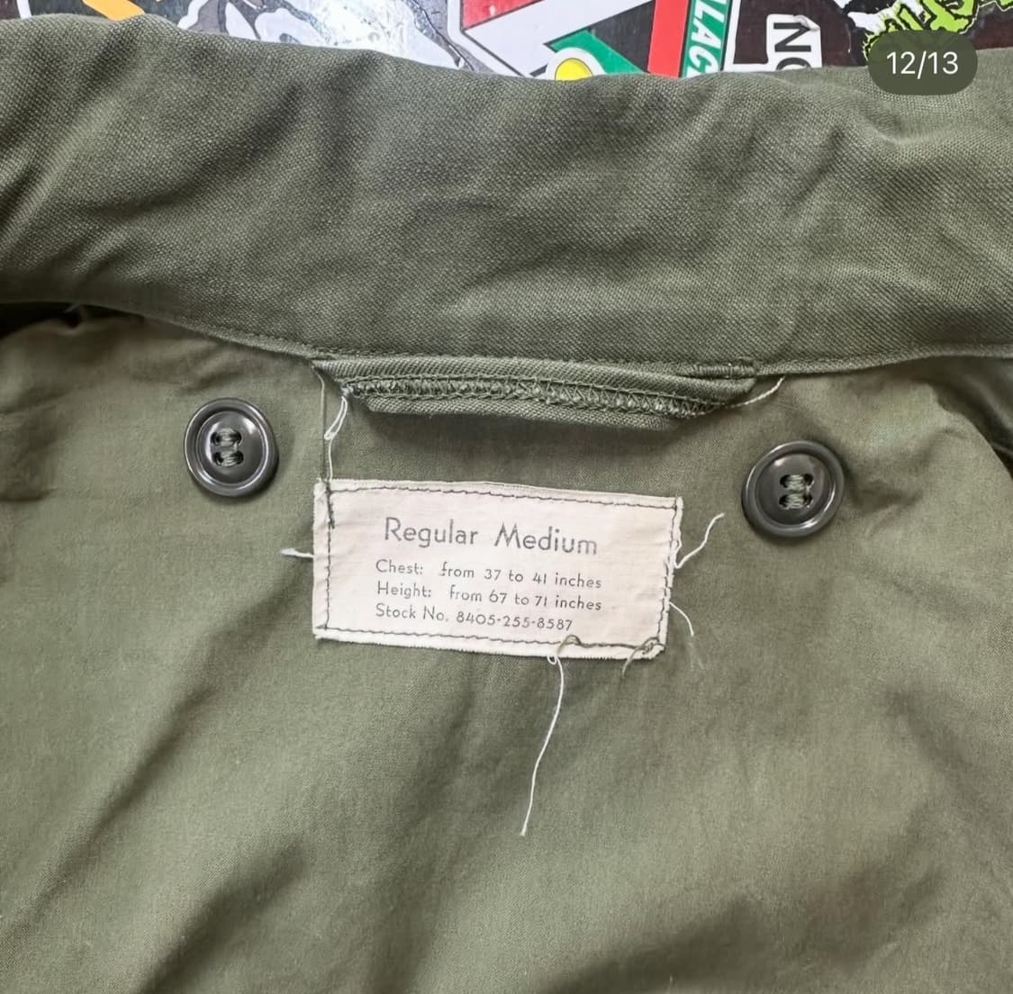 M51 필드자켓 오리지널 60s M-R사이즈 상품이미지5