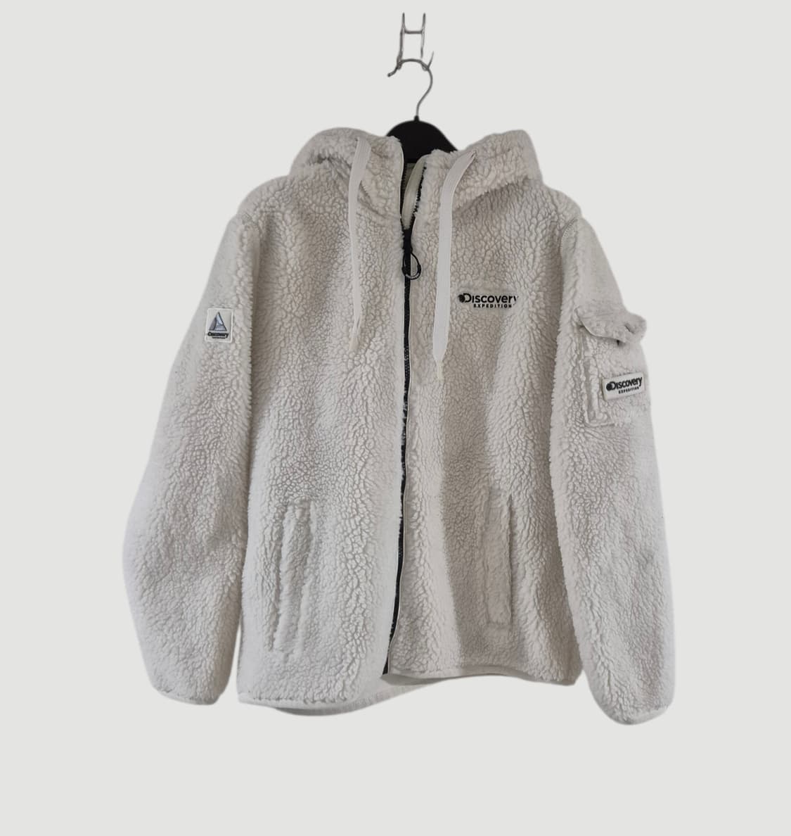 디스커버리 플리스 후드집업 남여공용 상품이미지1