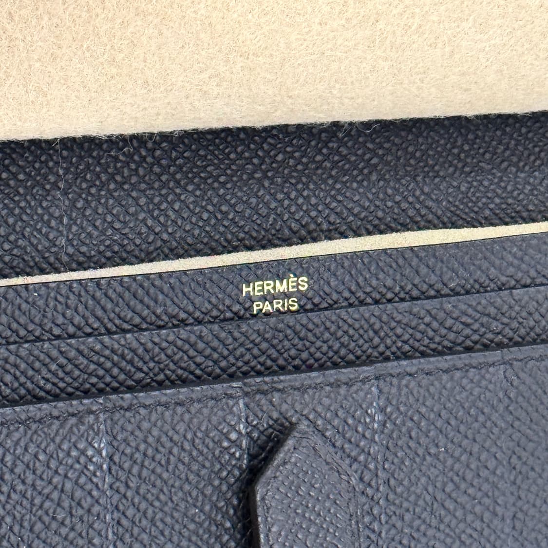 [정품] 에르메스 베안 장지갑 앱송 & 골드  상품이미지7