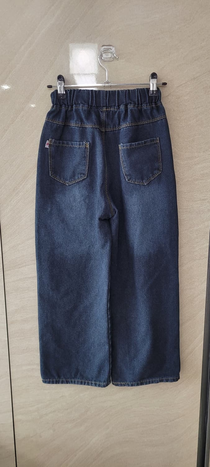 (여아140사이즈)리에벨로,유니클로 리본 데님 청바지(봄,가을용) 상품이미지7